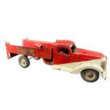 ANTIQUE BUDDY L FIRE AND CHEMICAL TRUCK