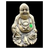 ORIENTAL CARVED RESIN BUDDHA