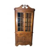 SOLID OAK HIGH QUALITY 1 PC CORNER CUPBOARD