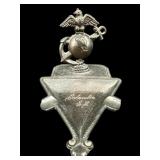 COLUMBIA, S.C MARINE CORPS EGA METAL ASHTRAY