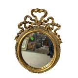OVAL GOLD PAINTED DECORATOR MIRROR