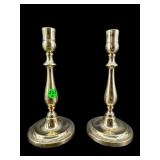 PR OF ENGLISH COPPER ALLOY CANDLESTICKS