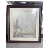 BEN HAMPTON SIGNED ARTIST PROOF SWINGING BRIDGE