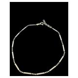 DESIGNER HAN ITALY STERLING SILVER CHILDS NECKLACE