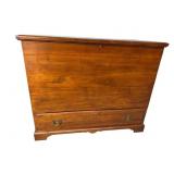 SOLID WALNUT CUSTOM MONUMENTAL BLANKET BOX