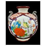 GOLDCASTLE HAND PAINTED ORIENTAL SMALL VASE