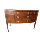 MAHOGANY INLAID HEPPLEWHITE SIDEBOARD