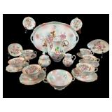 21 PC SET OF HAND PAINTED BAVARIA GERMAN