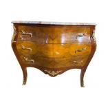 LOUIS XVI STYLE FRENCH 3 DRAWER COMMODE