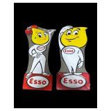 HIS AND HER ESSO SIGNS