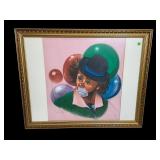 SAD CLOWN PAINTING
