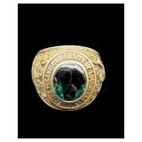 TULANE UNIVERSITY 10K GOLD CLASS RING