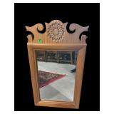 PINE HANGING MIRROR