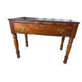 19TH CENTURY 1 DRAWER TURN LEG SERVER