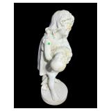 LARGE CONCRETE STATUE WITH MARBLEIZED FINISH