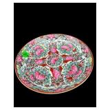 JAPANESE PORCELAIN ROSE MEDALLION SHALLOW BOWL