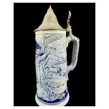 GERMAN BLUE STONEWARE STEIN
