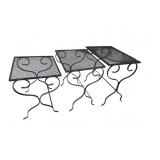 IRON OUTDOOR NESTING TABLES