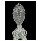 ART DECO CZECH CUT GLASS PERFUME BOTTLE