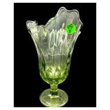 FENTON AVOCADO GREEN THUMBPRINT SWUNG