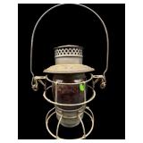 ADLAKE RED GLOBE ICRR RAILROAD LANTERN