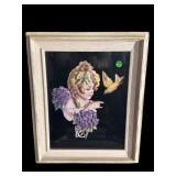 Irene Diddams 3 dimensional paper art shadow box