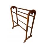 WALNUT VICTORIAN QUILT RACK