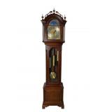 RIDGEWAY SOLID CHERRY GRANDFATHER CLOCK