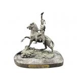 SMALL REMINGTON CONTEMPORARY TITLE SCALP BRONZE