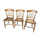 LOT OF 3 MATCHING VICTORIAN CHAIRS
