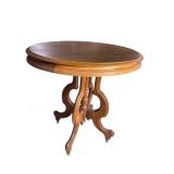 WALNUT VICTORIAN OVAL TABLE