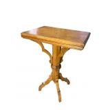 19TH CENTURY MAPLE PEDESTAL TABLE