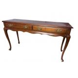 HAMMERY FURNITURE SOLID CHERRY QUEEN ANNE SOFA