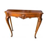 PAINT DECORATED QUEEN ANNE CONSOLE TABLE