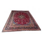 12 FT 6 IN X 9 FT 8 IN HANDMADE HERIZ RUG