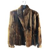 MADEMOISEILE FURS GENUINE RABBIT FUR COAT