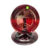 2 ANCHOR HOCKING ROYAL RUBY LUNCHEON PLATES