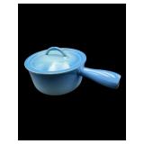 LIKE NEW DESCOWARE ENAMELED CAST IRON SAUCE POT