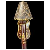 TOLEWARE PAINTED WALL SCONCE WITH SHADE
