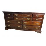 SOLID CHERRY 10 DRAWER DRESSER