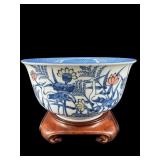 ANDREA BY SADEK ORIENTAL STYLE BOWL ON STAND