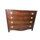 KINDEL MAHOGANY BOWFRONT CHEST