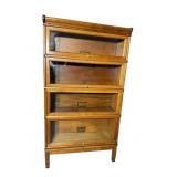 GLOBE-WERNICKE OAK 4 STACK BOOKCASE