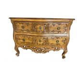 ITALIAN CARVED 2 DRAWER BOMBAY CHEST