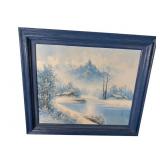 ARCTIC MOUNTAIN OIL ON CANVAS