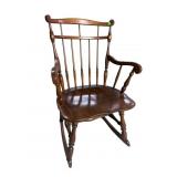 SOLID MAHOGANY CHEESE CUTTER ROCKER