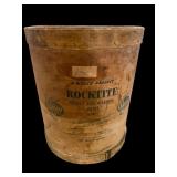 ROCK TIGHT WESCO STUCCO ADVERTISEMENT CONTAINER