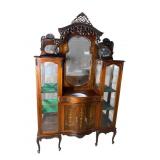 MAHOGANY INLAID EDWARDIAN ETERGE