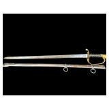 REPRODUCTION CAVALRY SWORD WITH SHEATH
