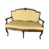 QUALITY FRENCH OPEN ARM SETTEE
